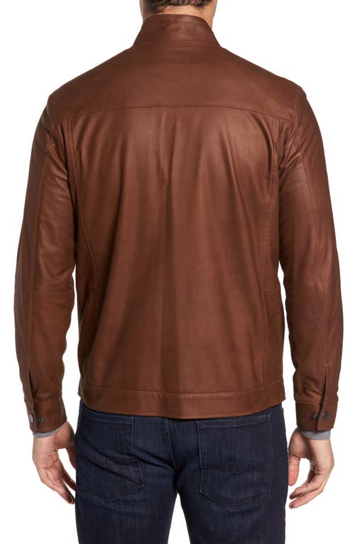 Remy Leather Leather Jacket In Dakota/cocoa