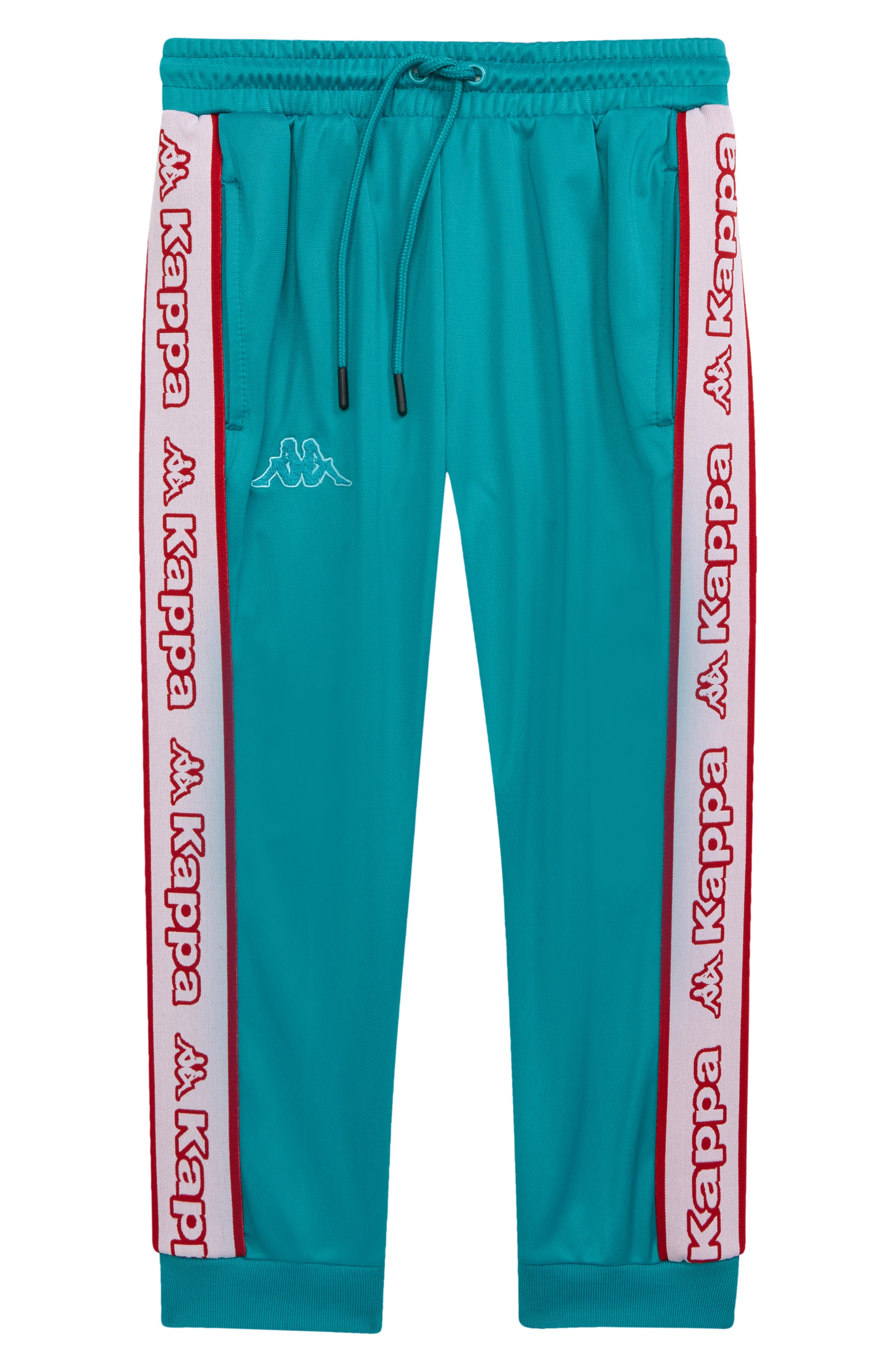 Kappa Logo Tape Sweatpants in Blue-Bright-Red-Green at Nordstrom, Size 12Y Us