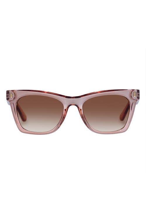 AIRE Bellatrix 48mm Gradient Small Cat Eye Sunglasses in Biscuit at Nordstrom