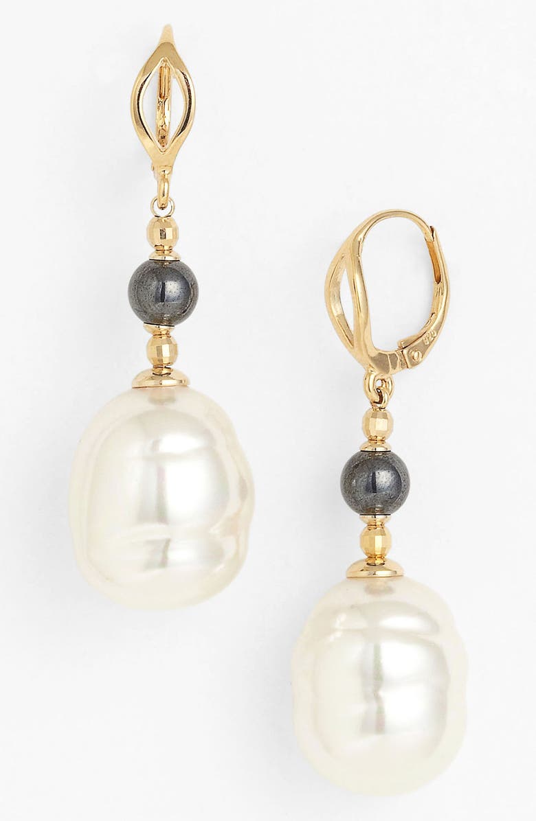 Baroque Pearl Drop Earrings Majorica 16mm Baroque Pearl Drop Earrings | Nordstrom