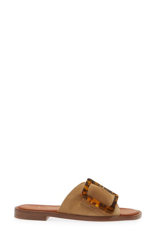 Penelope Chilvers Biarritz Buckle Sandal In Camel