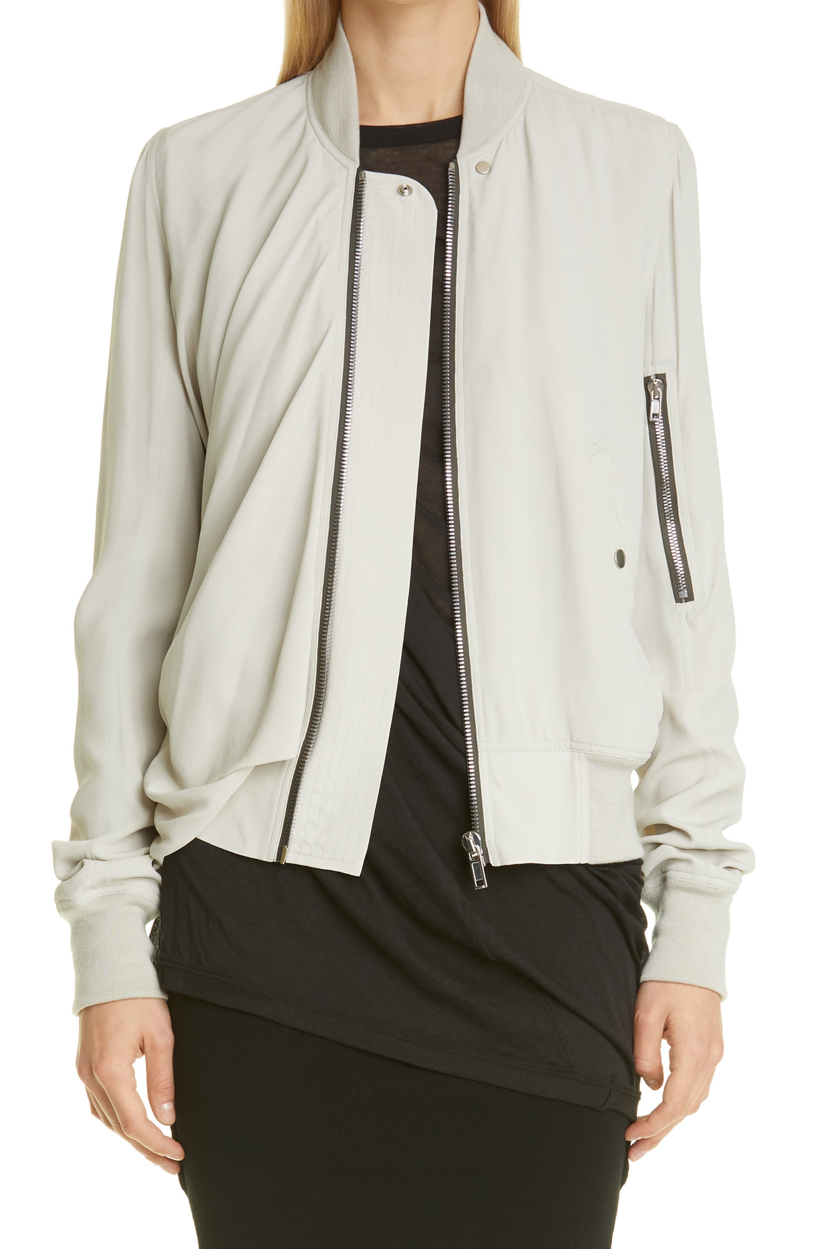 rick owens womens bomber jacket