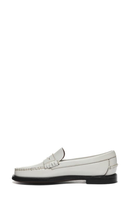 Shop Sebago Classic Dan Penny Loafer In White