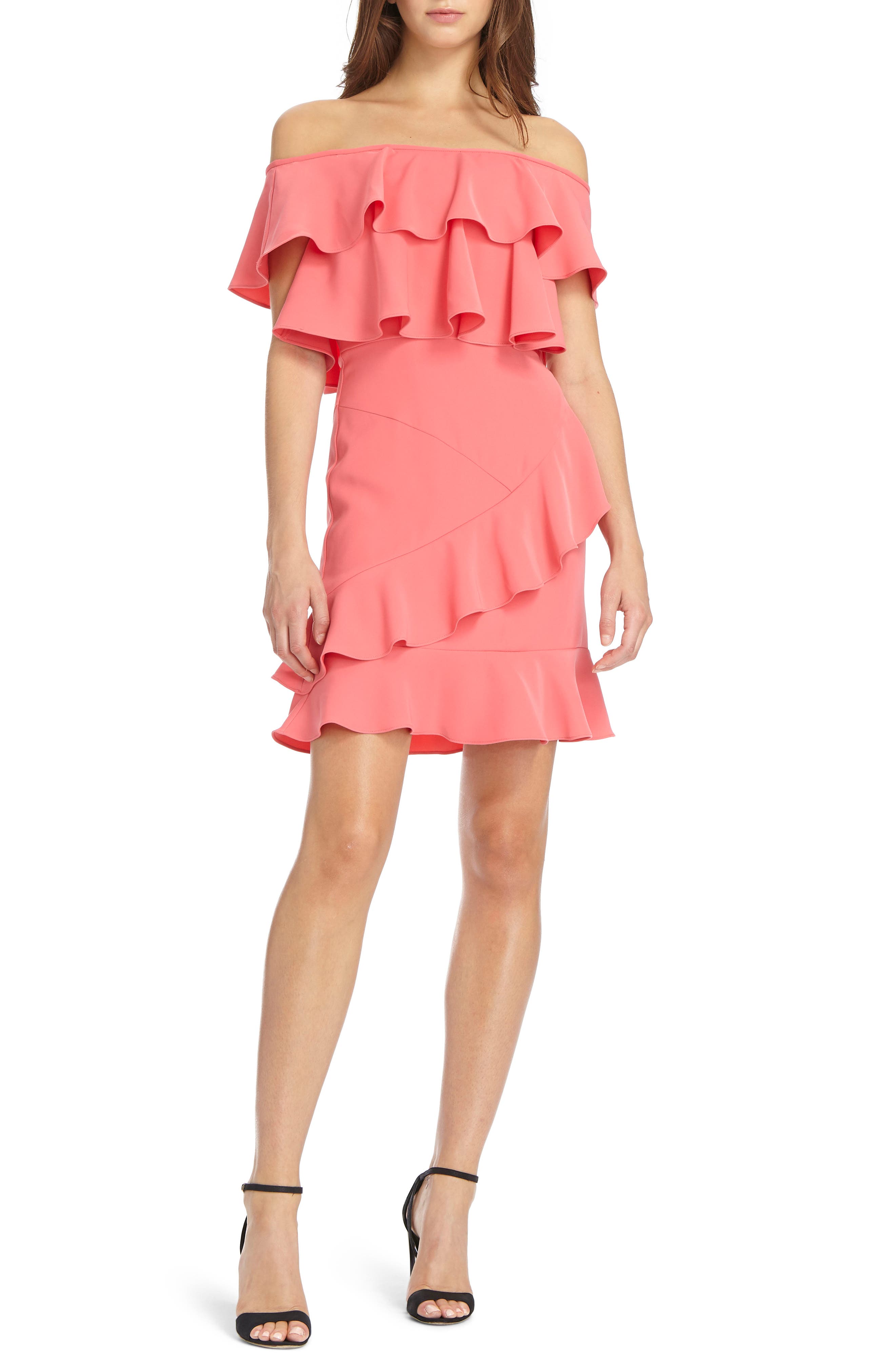 nordstrom rack pink dresses