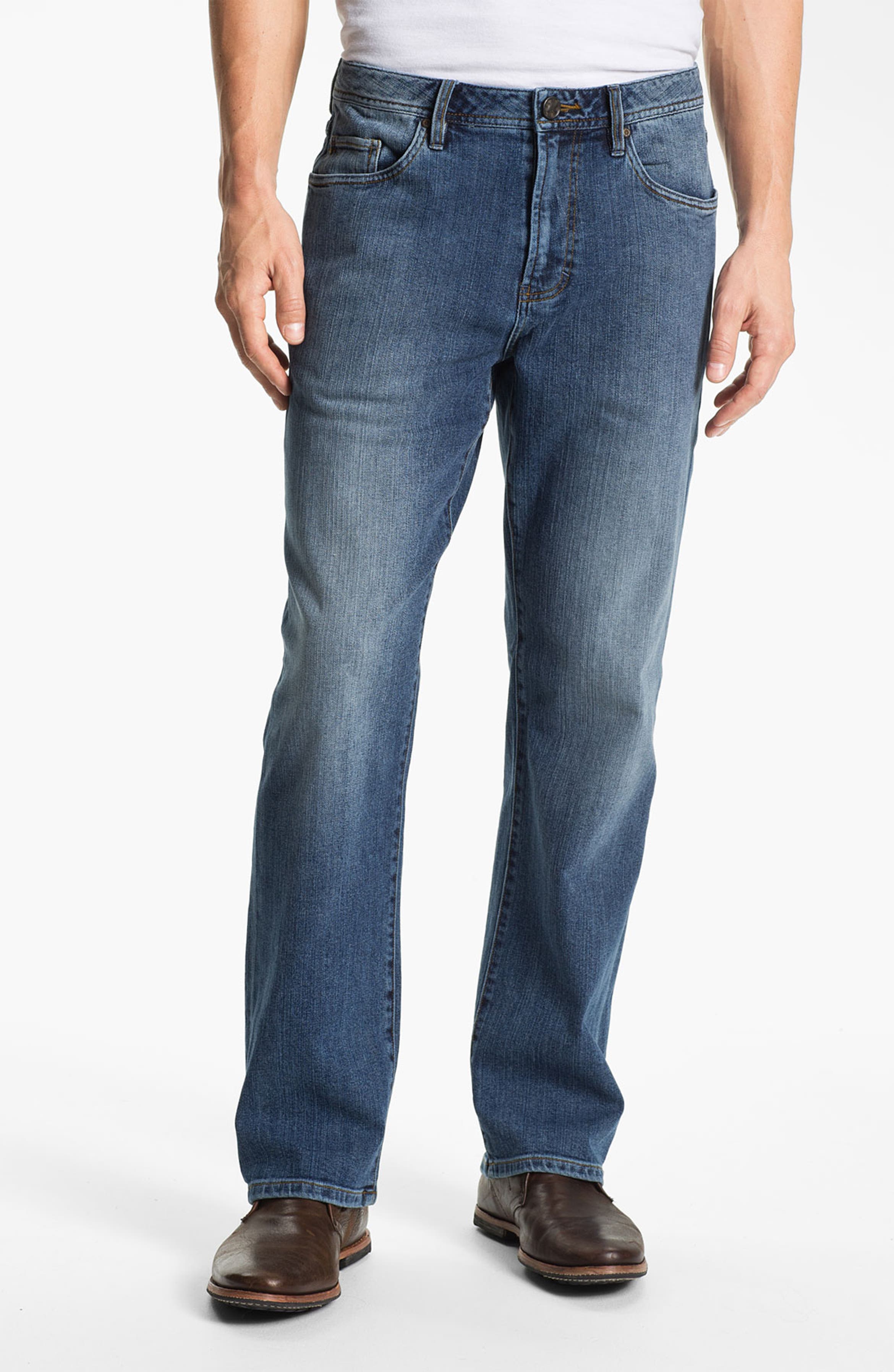 Worn Jeans 'Octane' Straight Leg Jeans (Clean Dark) | Nordstrom