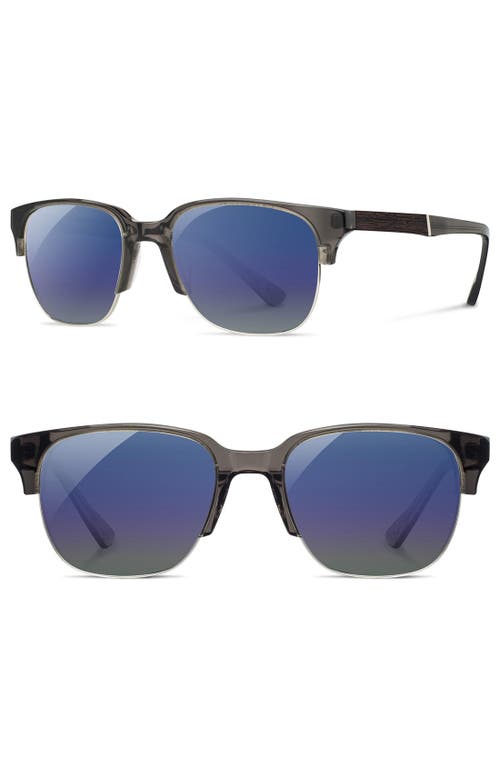 'Newport' 52mm Polarized Sunglasses in Charcoal/Elm/Blue