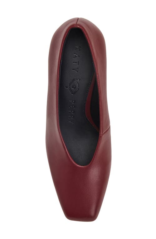 Shop Katy Perry Hollow Wedge Pump In Cranberry