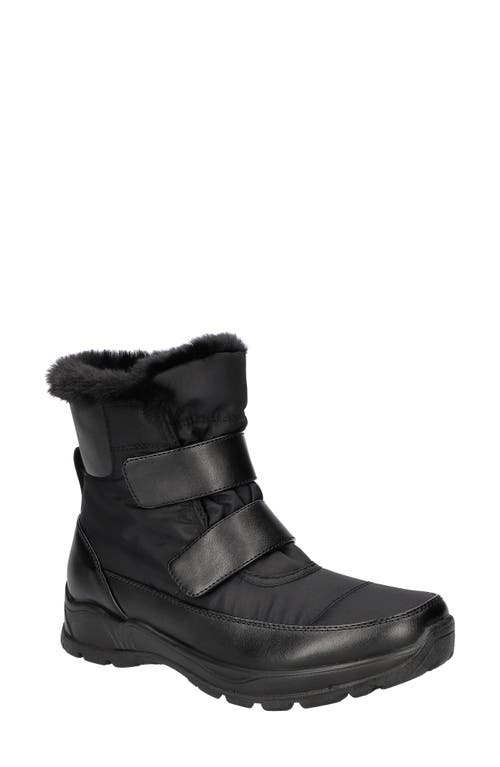 Shop Easy Street Polar Waterproof Faux Fur Boot In Black