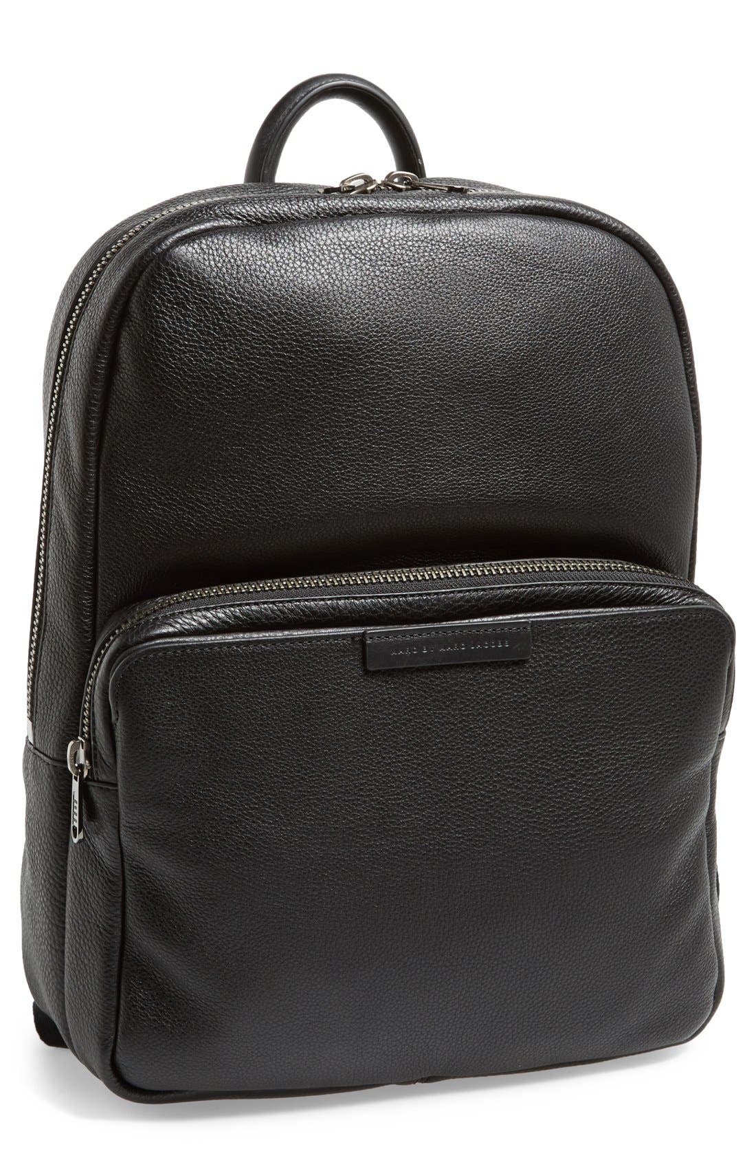 marc jacobs classic leather backpack