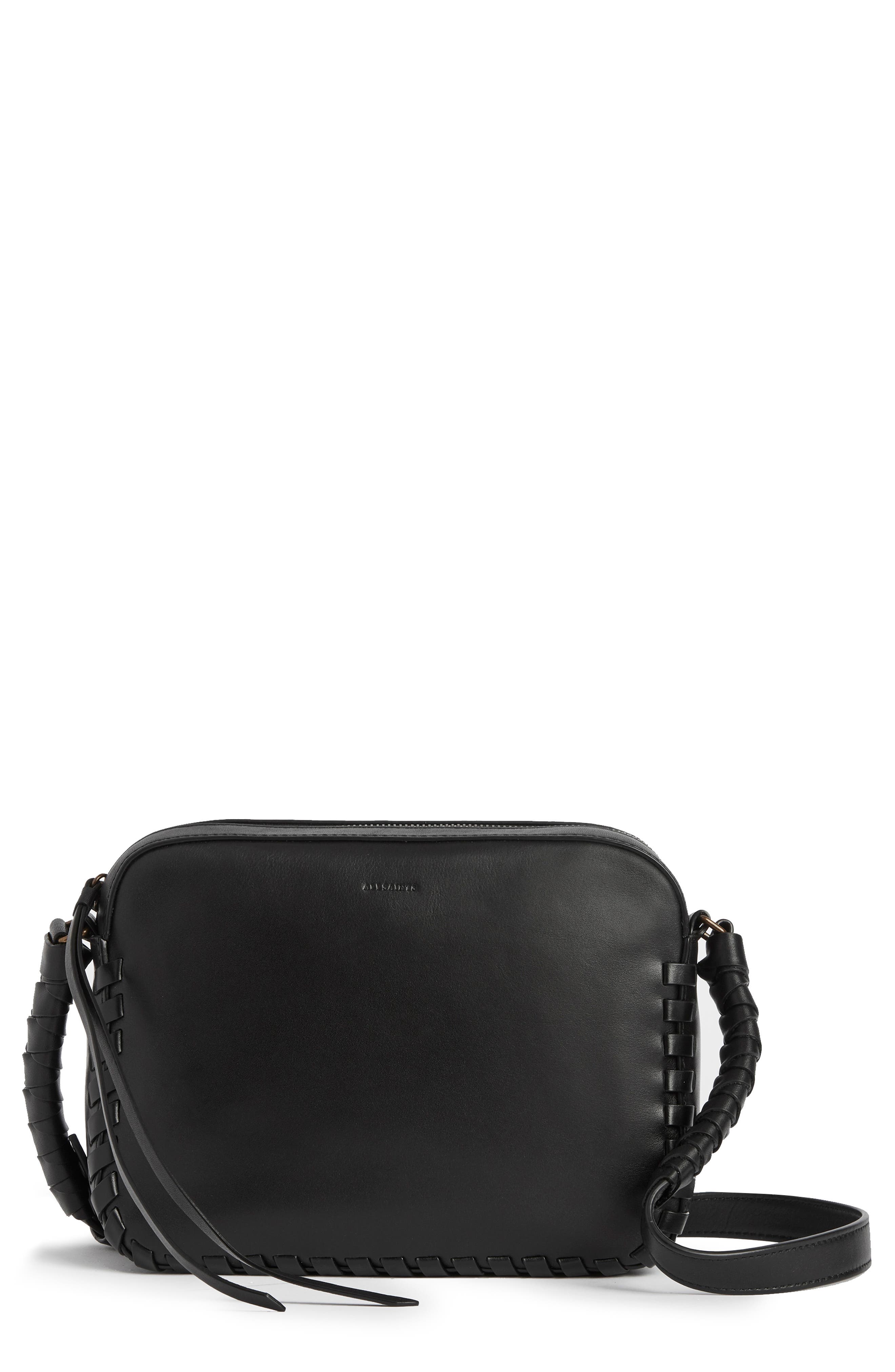 allsaints courtney leather hobo bag