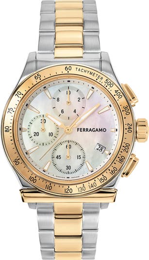 FERRAGAMO 1927 Chronograph Bracelet Watch 38mm Nordstrom