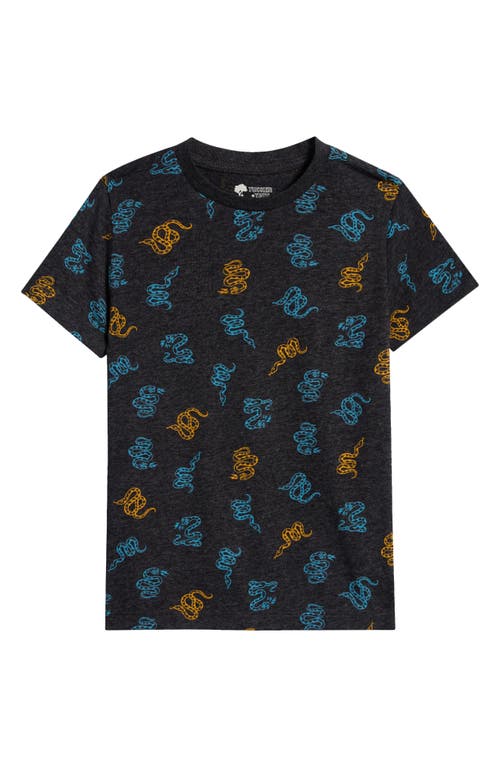 Tucker + Tate Kids' Graphic T-Shirt in Black- Multi Snakes 