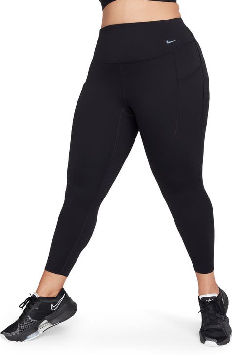 Nike Leggings For Women Elegant Dri Fit Athletic Yoga Pants With High Waist  and Ankle Grips