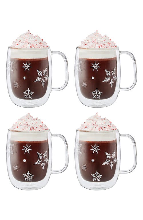 Shop Zwilling Coffee Glass Mug 12 oz 355ml H In Snowflakes