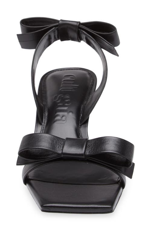 Shop Cult Gaia Tyla Slingback Kitten Heel Sandal In Black