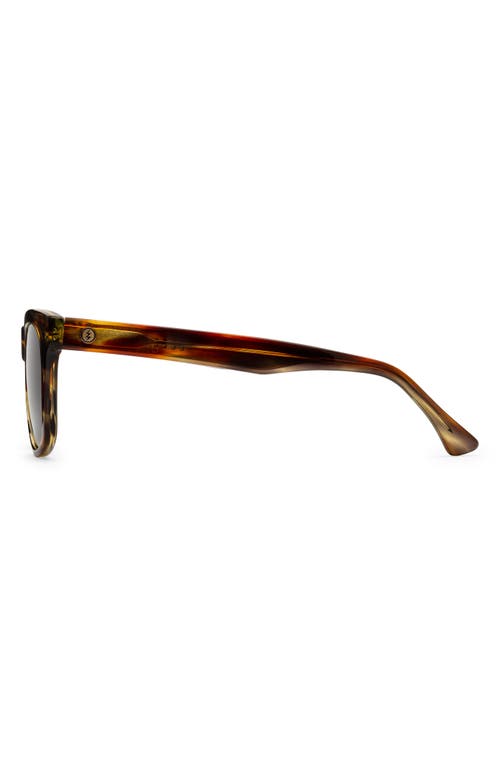 Electric Modena 52mm Polarized Rectangular Sunglasses In Tobacco/grey Polar