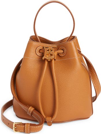Burberry monogram bucket best sale bag