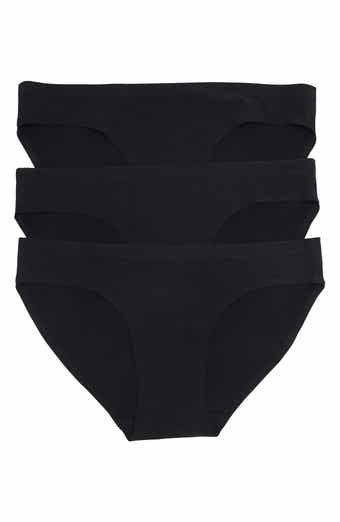 PUMA Women's 3 Pack Seamless Bikini Underwear