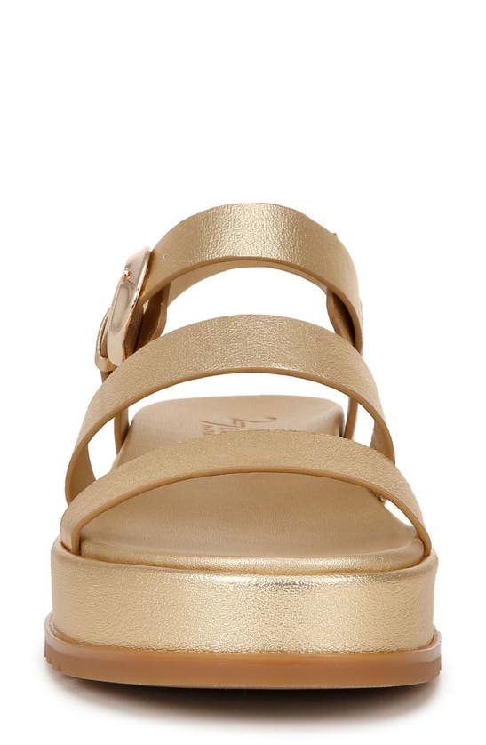 Shop 27 Edit Naturalizer Zizi Platform Sandal In Dark Gold