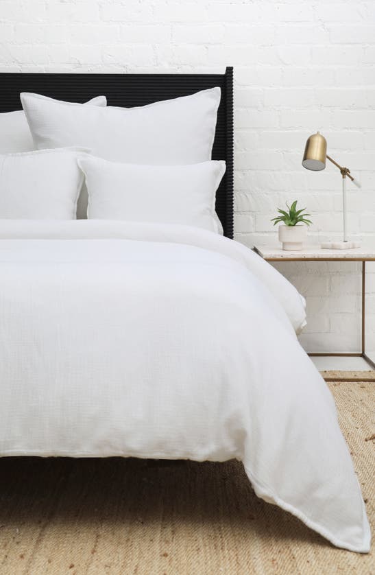 Pom Pom At Home Waverly Cotton Duvet Set In White