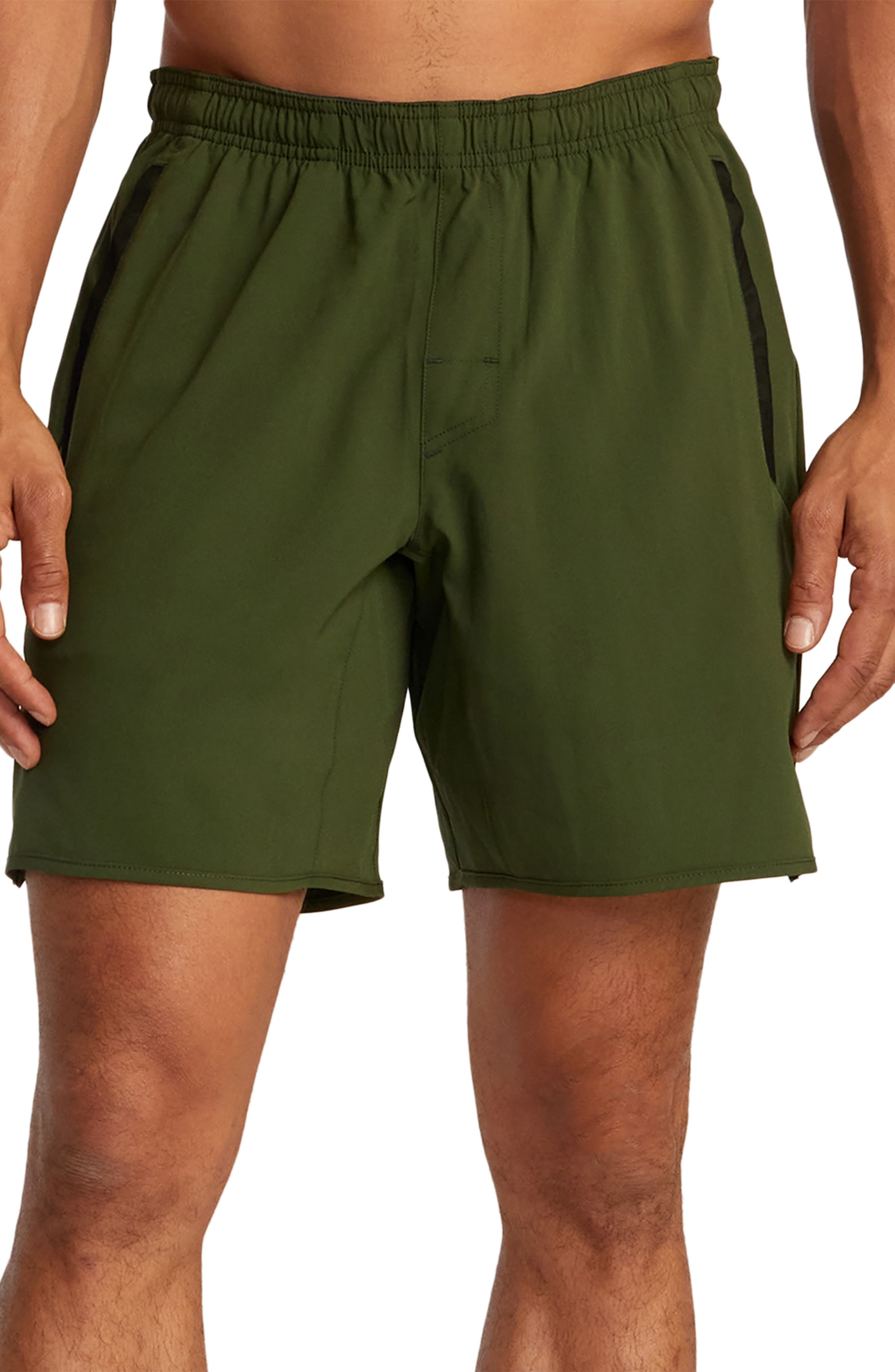 RVCA Yogger Stretch Athletic Shorts in Jungle Cover