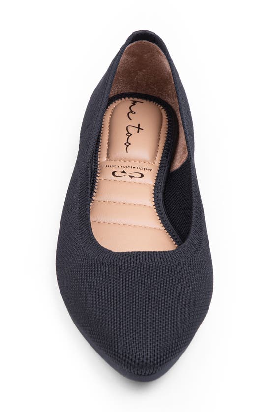 Shop Me Too Linza Knit Ballet Flat In Black