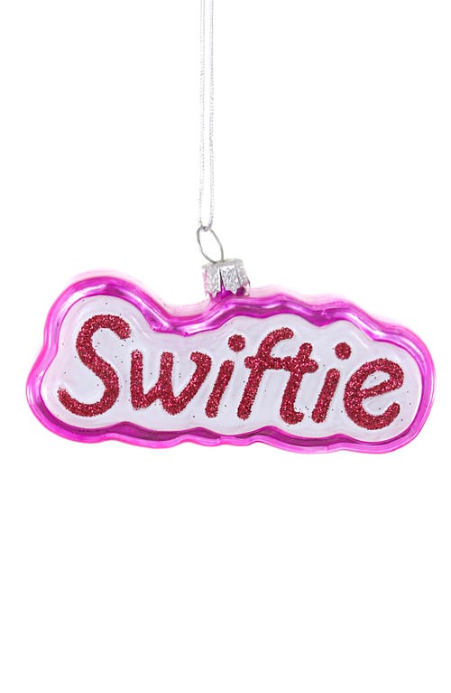Cody Foster & Co. Swiftie Glass Ornament In Multi