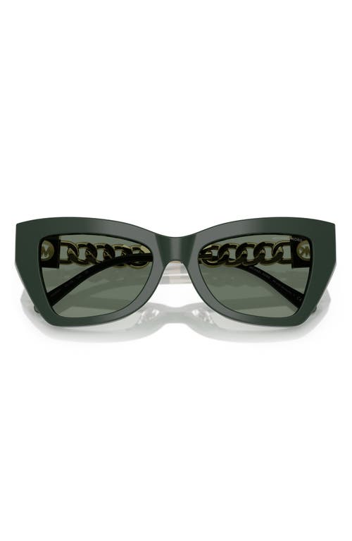 Michael Kors Montecito 52mm Cat Eye Sunglasses In Green