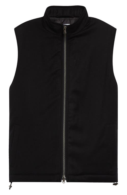 Sunspel Wool Gilet In Black