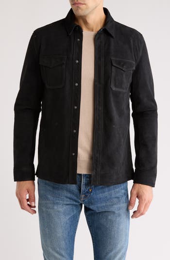 Lucas Leather Shirt Jacket