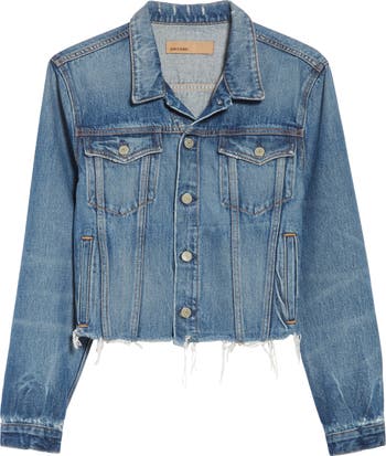 Grlfrnd cara hotsell cropped denim jacket