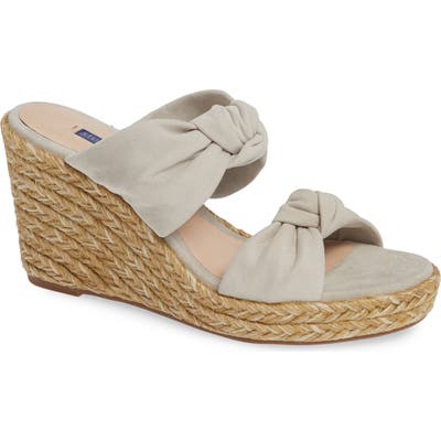 Stuart Weitzman Sarina Espadrille Wedge Slide Sandal