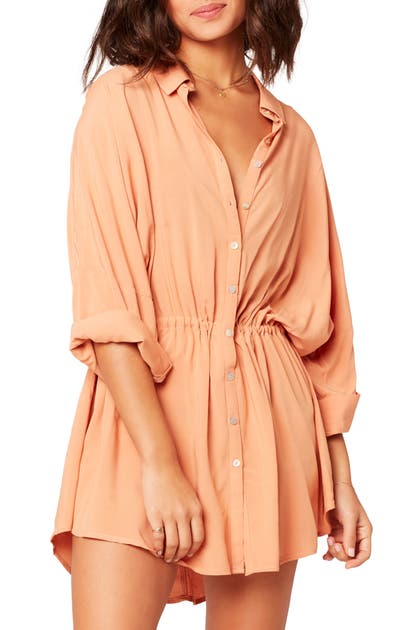 L*space Pacifica Cover-up Tunic In Toasted