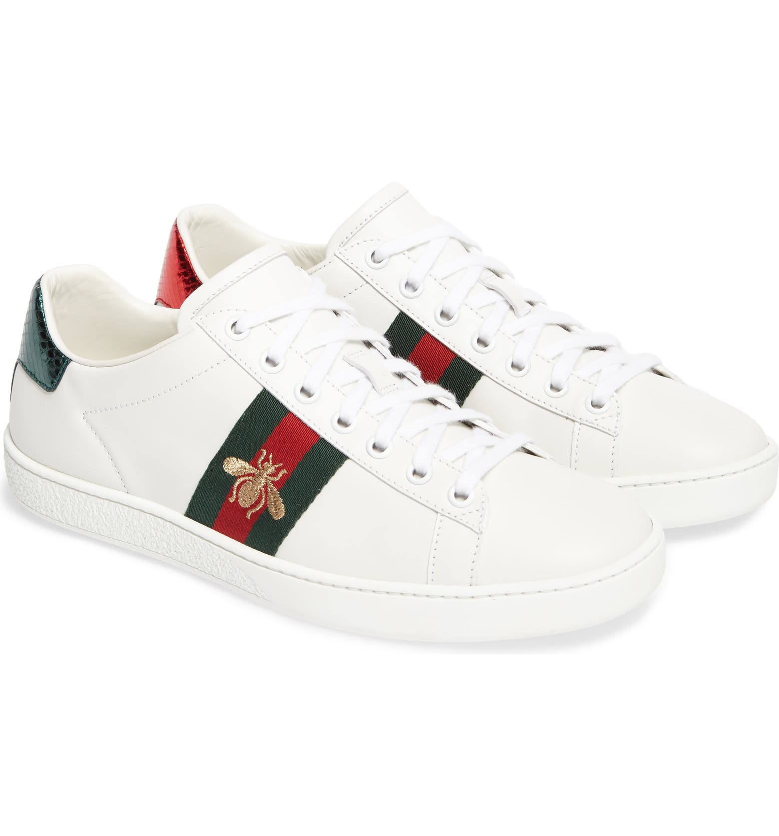 White Gucci Ace sneakers