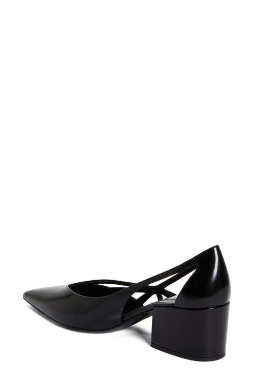 Shop Prada Runway Pointed Toe Pump In Nero