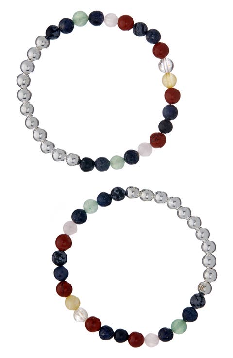 N32 Emotional Eating Set of 2 Healer's Bracelets