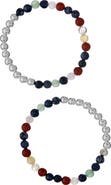 The Healer’s Collection N32 Emotional Eating Set of 2 Healer's Bracelets
