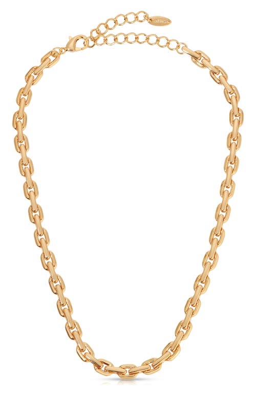 Ettika Oval Chain Necklace in Gold at Nordstrom