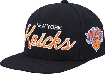 Mitchell & Ness New York Knicks Two-Tone Script Logo Baseball Hat