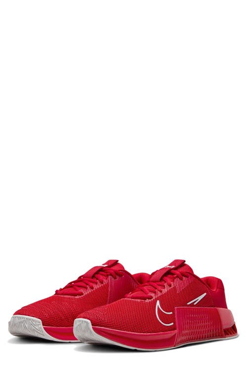 Nike Metcon 9 Training Shoe In Red/gym Red/platinum