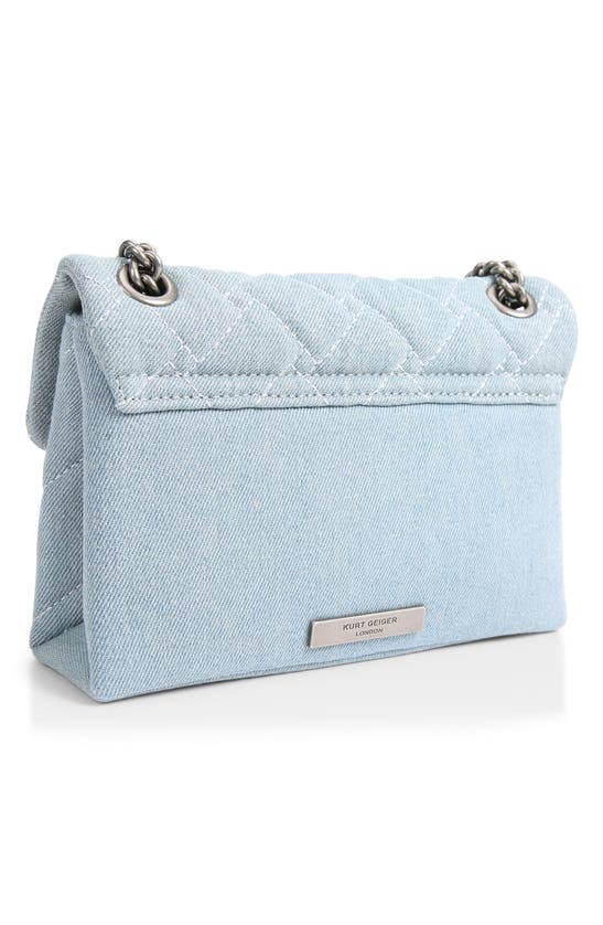 Kurt Geiger Mini Kensington Crystal Convertible Crossbody Bag In Light