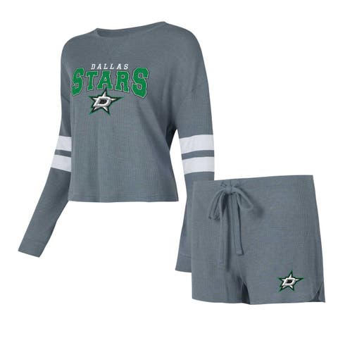 Women's Concepts Sport Charcoal Colorado Avalanche Meadow Long Sleeve  T-Shirt & Shorts Sleep Set