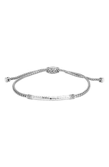 John Hardy Sterling Silver Classic Chain Hammered Bracelet In Silver