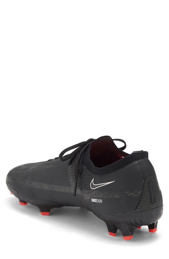 Nike Phantom Gt2 Pro Fg Cleat In Black/ Dark Smoke Grey/ White | ModeSens