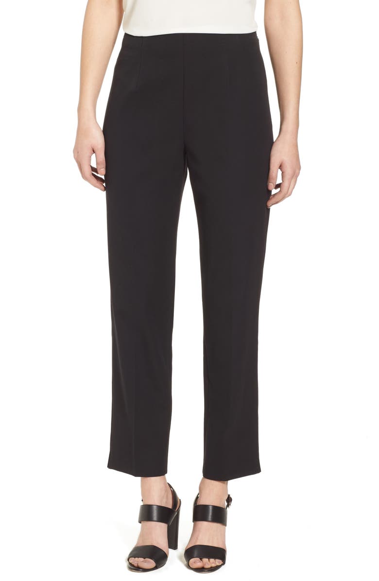 Ming Wang Woven Slim Ankle Pants | Nordstrom