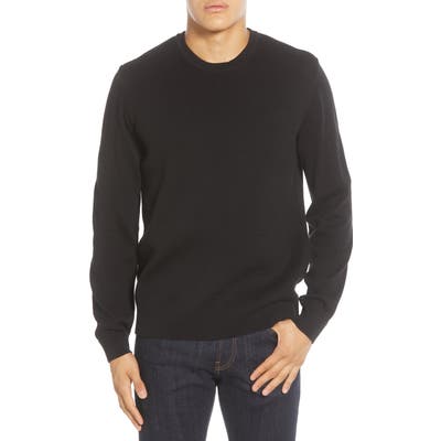 French Connection Milano Regular Fit Crewneck Sweater, Black