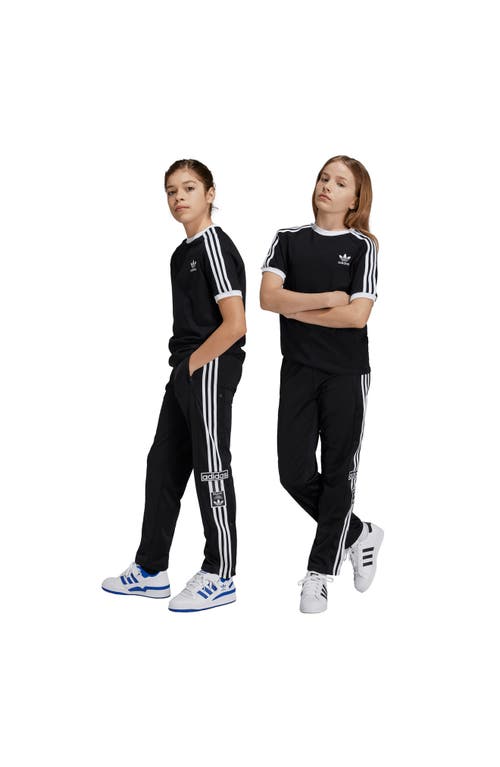 Shop Adidas Originals Adidas Kids' Adibreak Recycled Polyester Track Pants In Black/white