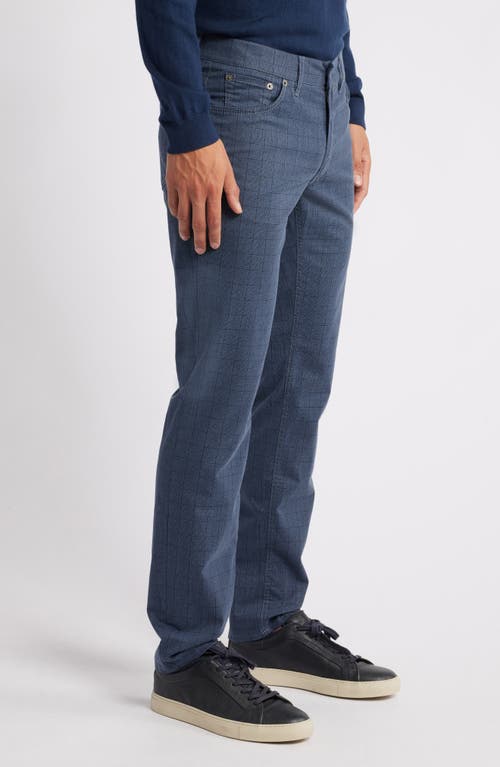 BRAX BRAX MODERN FIT PLAID STRETCH FIVE POCKET PANTS 