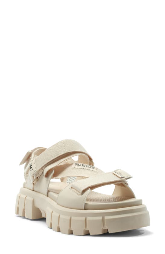 Palladium Revolt Mono Platform Sandal In Sand