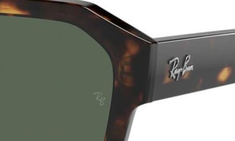Ray Ban Corrigan Irregular 54mm Rectangular Sunglasses In Havana